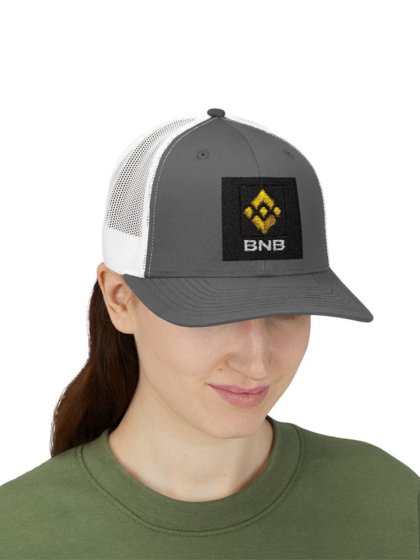Binance Trucker Cap — BNB Snapback — Mr. Lined