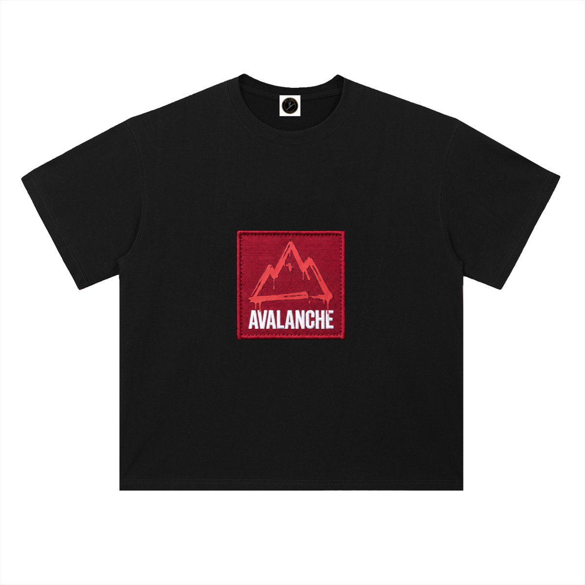 Avalanche T-Shirt — Red Mountain Logo —  — Mr. Lined