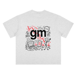 Crypto T-Shirt — GM, Down 40% at 3:47am