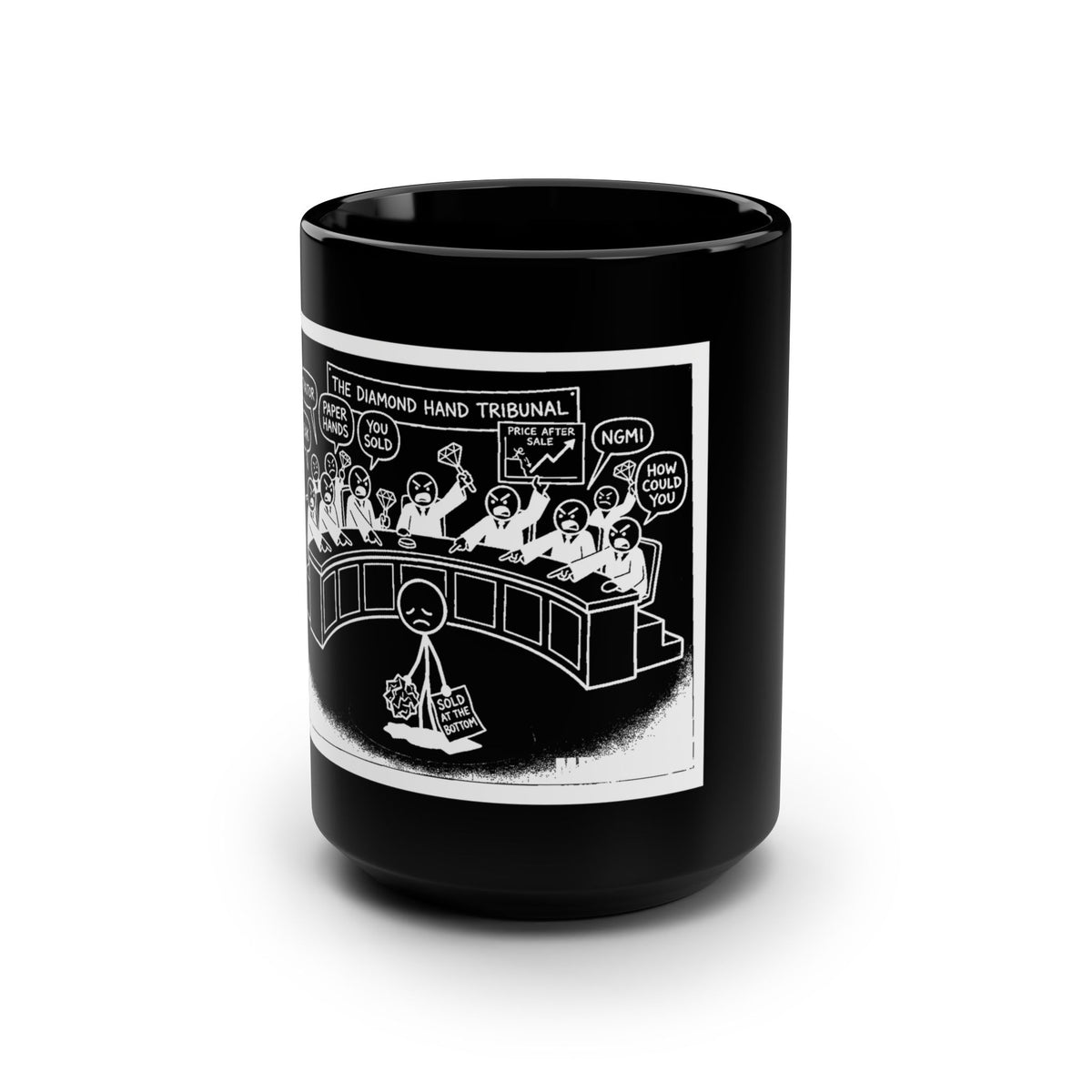 Crypto Mug — Diamond Hand Tribunal —  — Mr. Lined
