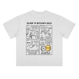 Litecoin Silver To Bitcoin's Gold T-Shirt — Comic Light