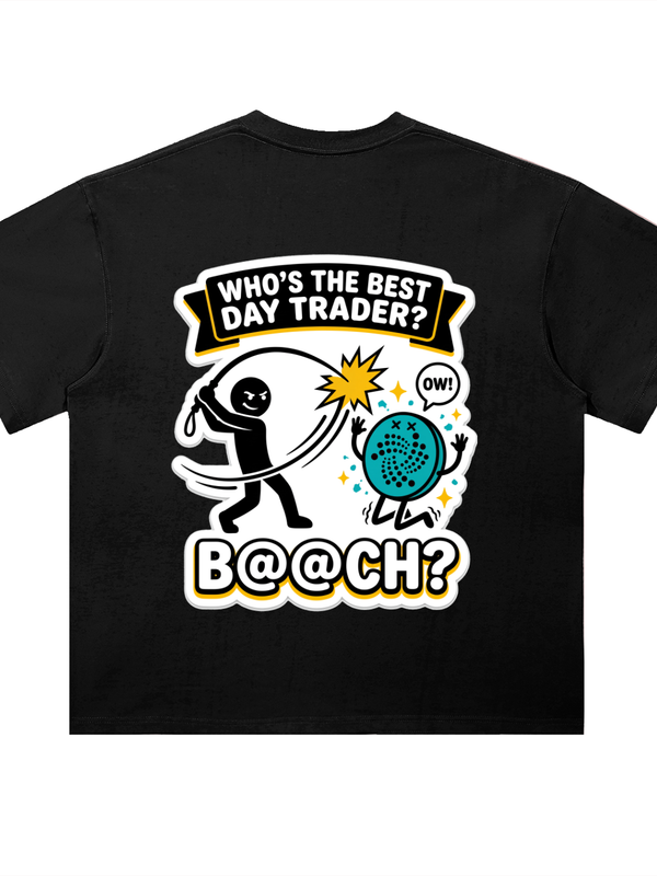 IOTA T-Shirt — Best Day Trader — Mr. Lined crypto streetwear