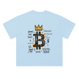 Bitcoin T-Shirt — 100K Digital Gold, Basquiat