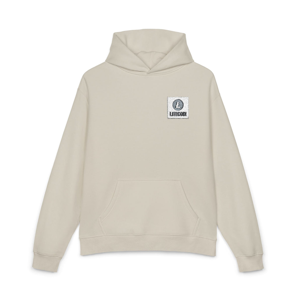 Litecoin Hoodie — Digital Silver —  — Mr. Lined