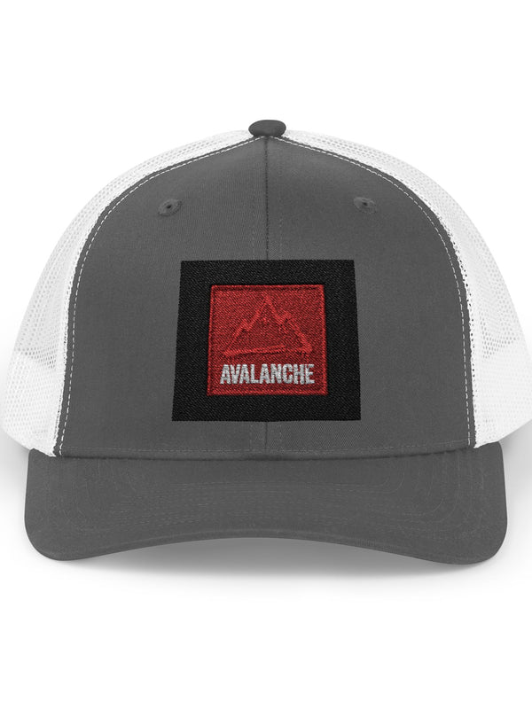 Avalanche Trucker Cap — AVAX Snapback — Mr. Lined crypto streetwear