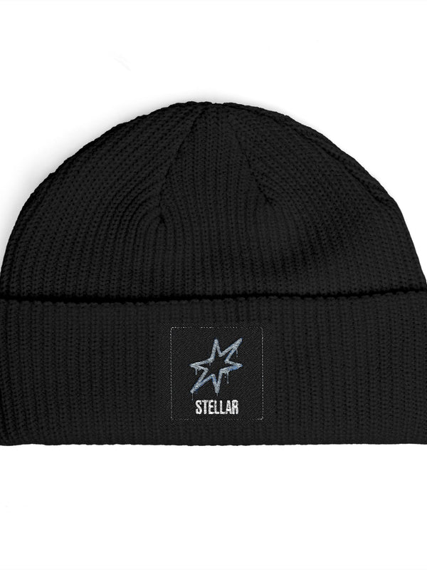 Stellar Beanie — XLM Logo Cuff — Mr. Lined crypto streetwear