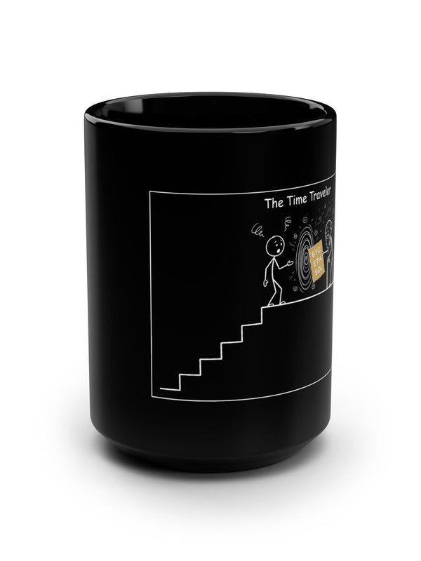 Crypto Mug — Time Traveler BTC ETH SOL Portal — Mr. Lined crypto streetwear