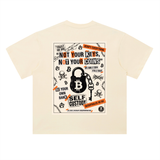 Bitcoin T-Shirt — Not Your Keys Not Your Coins