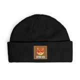 Shiba Inu Beanie — SHIB Logo Cuff