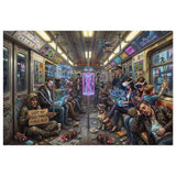 Crypto Jigsaw Puzzle — Dystopian Subway