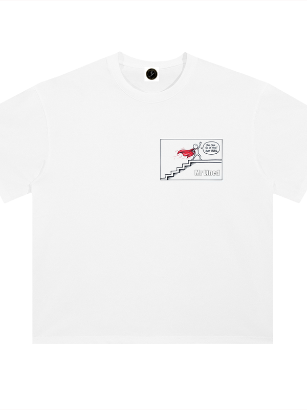 Chainlink Marines Report In T-Shirt — White Variant — Mr. Lined crypto streetwear