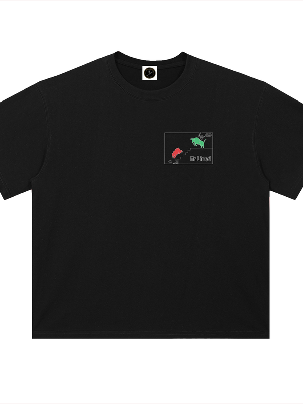 Cardano Slow And Steady T-Shirt — Peer Reviewed Ouroboros Dark Variant — Mr. Lined crypto streetwear