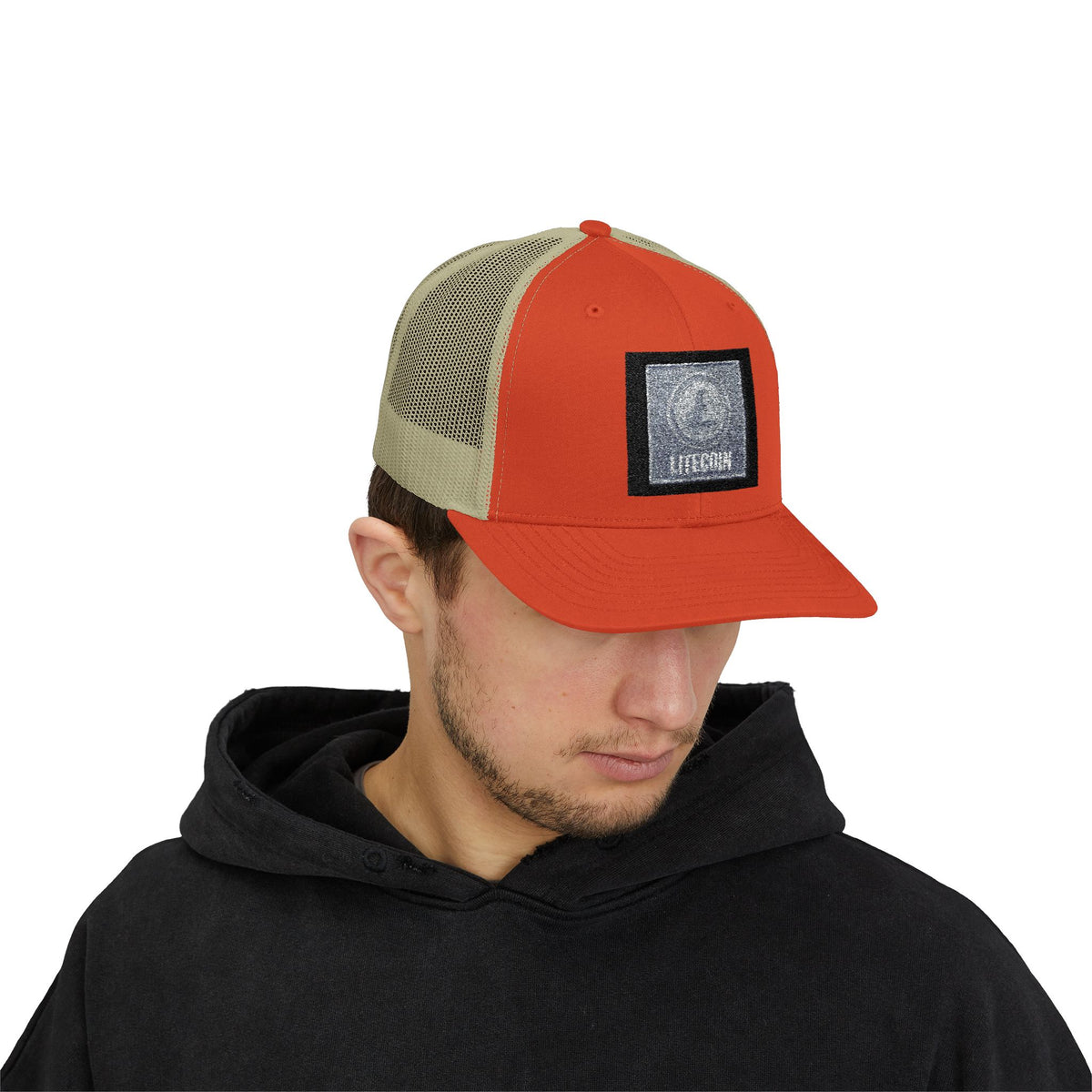 Litecoin Trucker Cap — LTC Snapback —  — Mr. Lined