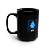 Sui Mug — Blue Water Drop Patch