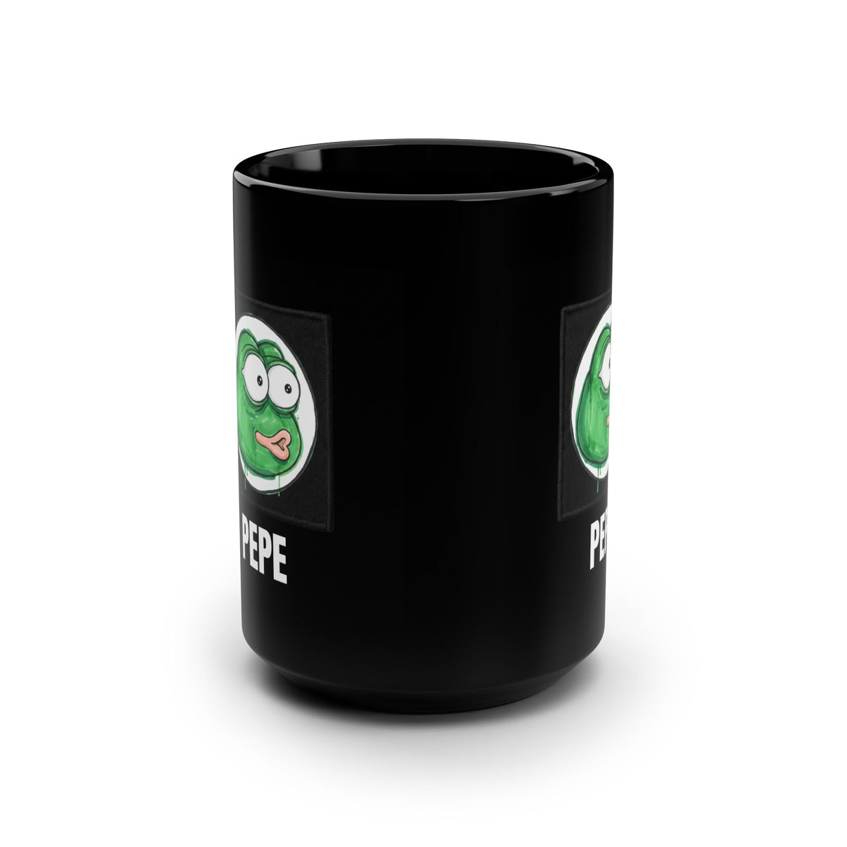 PEPE Mug — Big-Eye Frog Patch —  — Mr. Lined