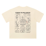 Ethereum The World Computer Ecosystem Map T-Shirt — White
