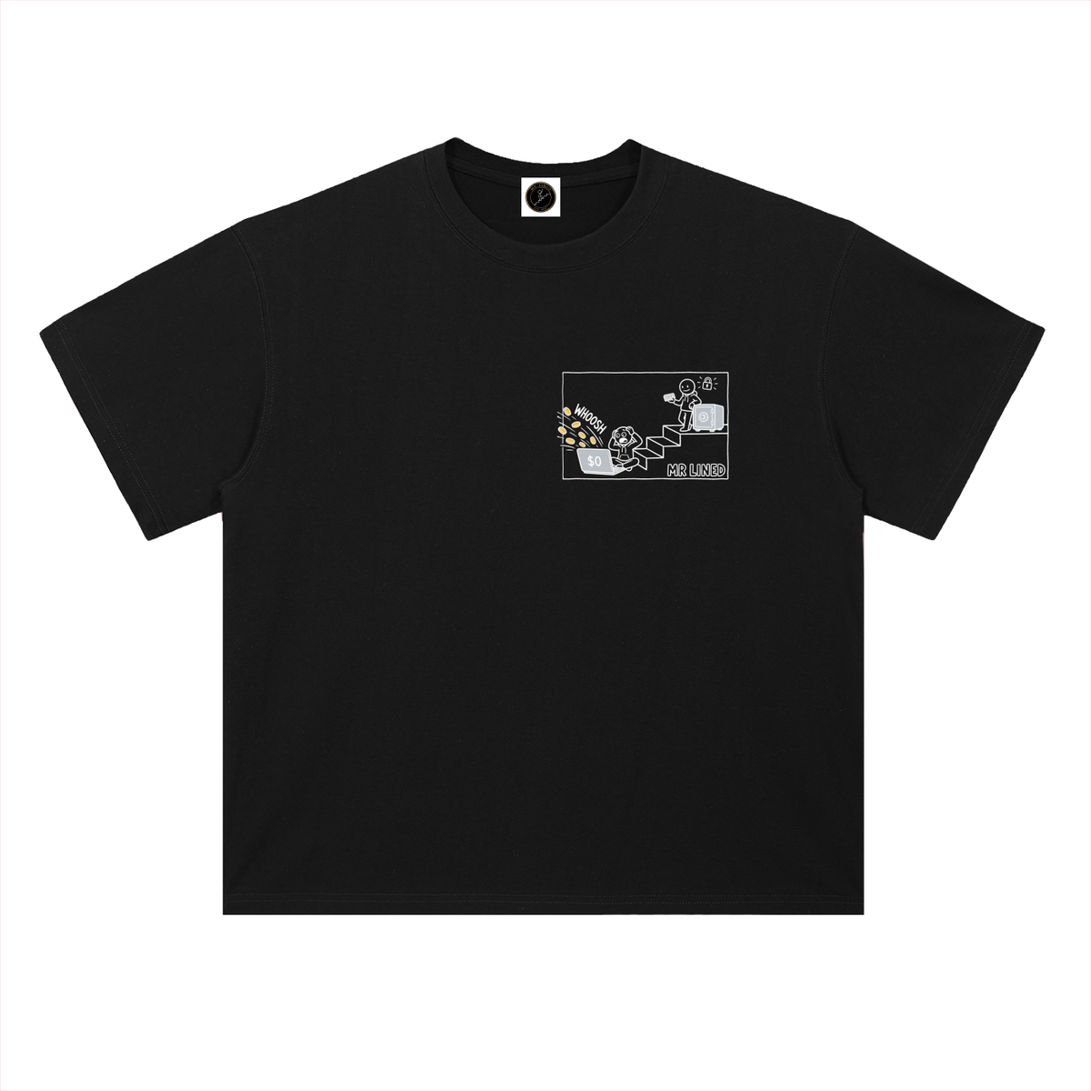 Bitcoin T-Shirt — Satoshi Still Anonymous —  — Mr. Lined