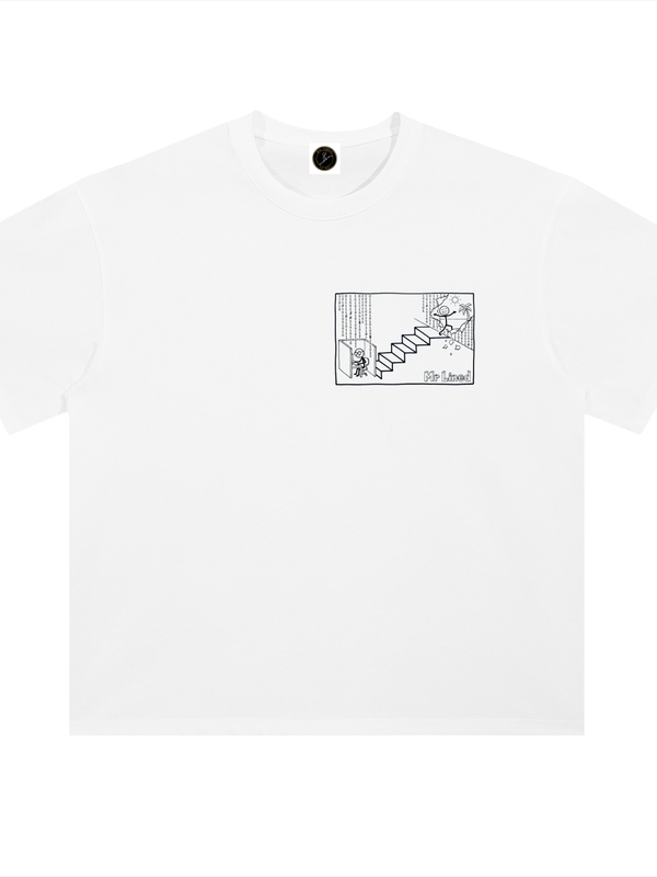 SHIB Greatest Burn In History T-Shirt — Vitalik 410 Trillion White — Mr. Lined crypto streetwear