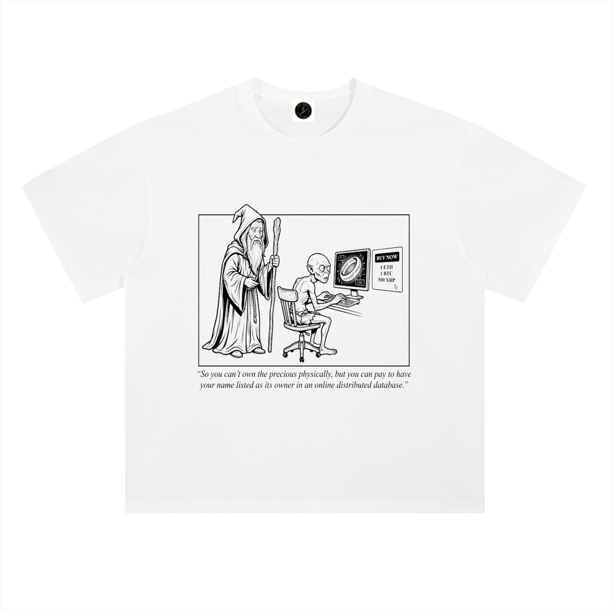 Web3 T-Shirt — My Precious NFT Satire —  — Mr. Lined