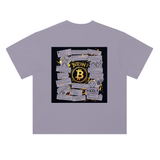 Bitcoin Crypto Twitter Collage T-Shirt — Fix The Money Heather Variant