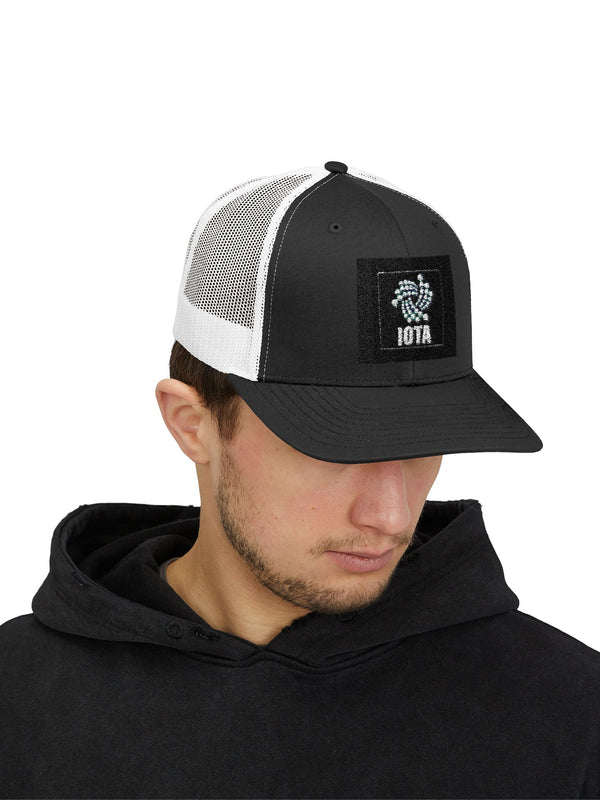 IOTA Trucker Cap — Tangle Snapback — Mr. Lined crypto streetwear