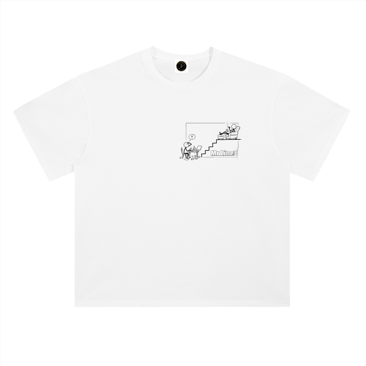 BONK Trillions Airdropped T-Shirt — Solana Doge For The People Light Variant —  — Mr. Lined