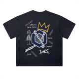 Chainlink Oracles Data Feeds T-Shirt — Truth Connect Lies Crossed Dark Variant