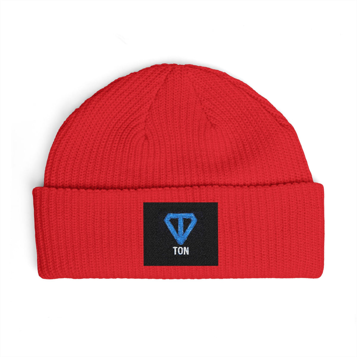 TON Beanie — Blue Diamond Patch —  — Mr. Lined