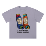 Crypto T-Shirt — Hopium & Copium Inhalers