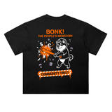 BONK The People's Memecoin T-Shirt — Community First Dark Variant