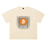 Bitcoin T-Shirt — Orange Drip Logo