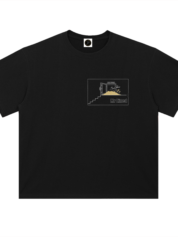 Avalanche AVAX Not Just A Chain T-Shirt — Network Of Networks Dark Variant — Mr. Lined crypto streetwear