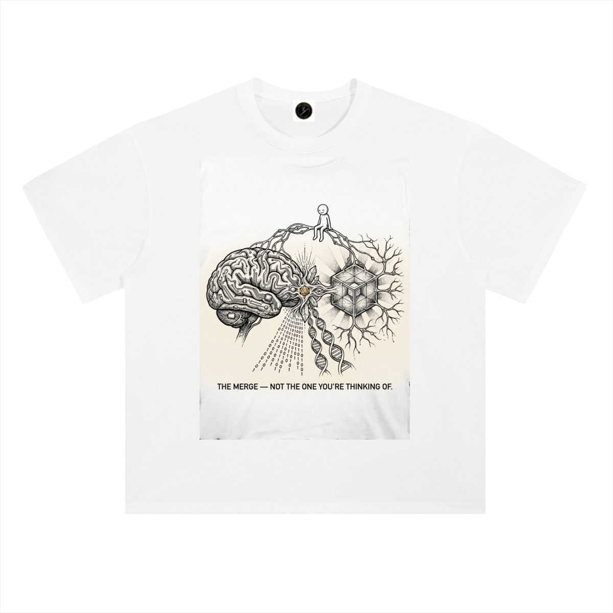 Ethereum T-Shirt — Merge Brain —  — Mr. Lined