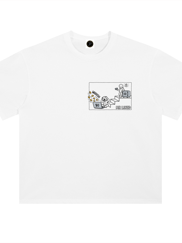 Binance T-Shirt — Funds Are SAFU — Mr. Lined crypto streetwear