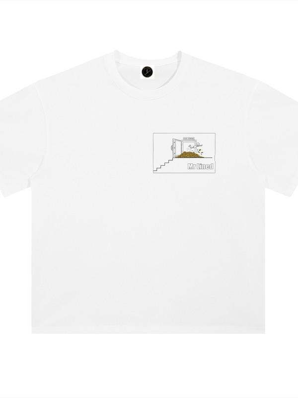 Bitcoin T-Shirt — How Bitcoin Works Diagram — Mr. Lined crypto streetwear