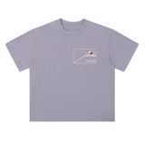 Mr. Lined Logo T-Shirt — Red Stickman Climb