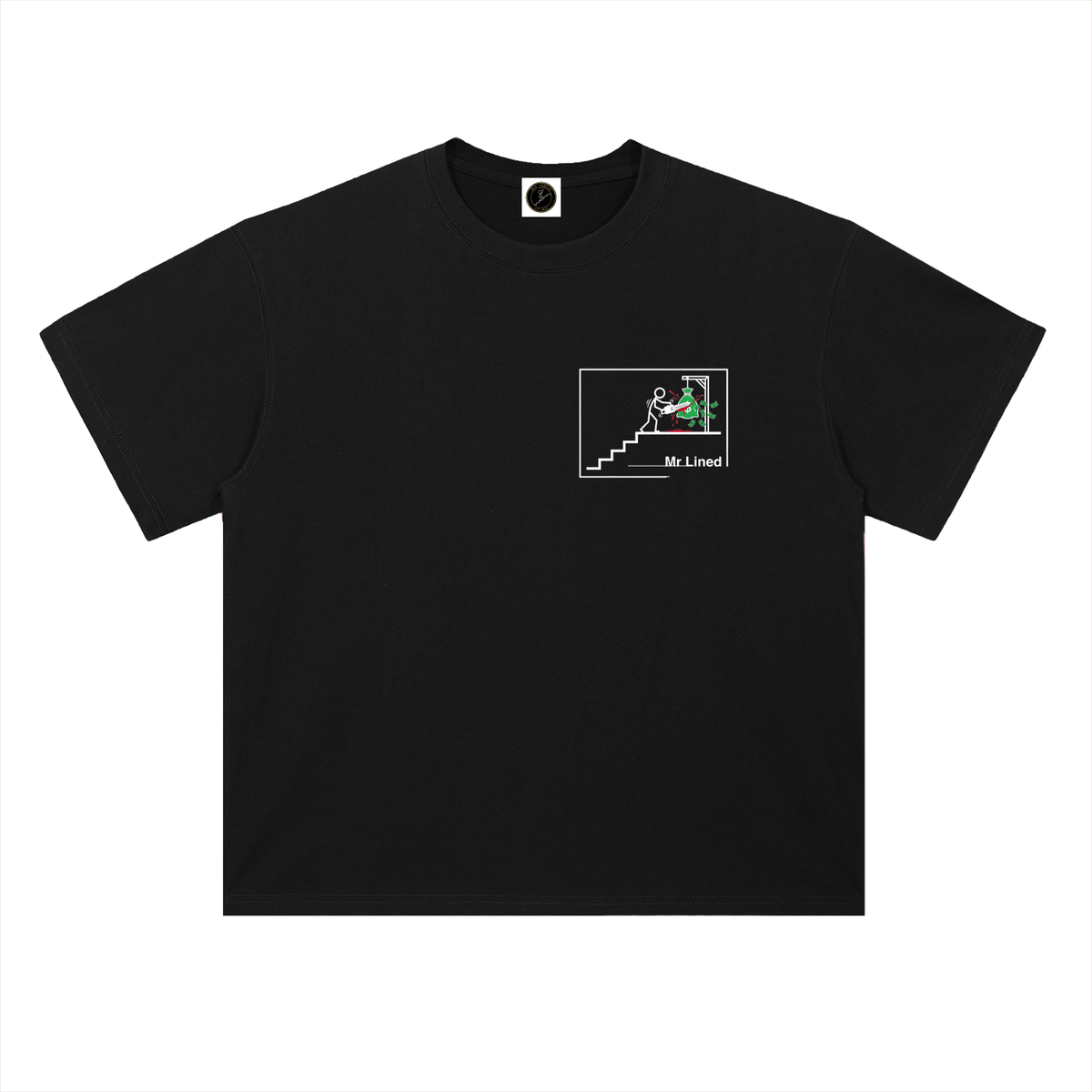 XRP We Literally Just Won T-Shirt — Black Variant —  — Mr. Lined