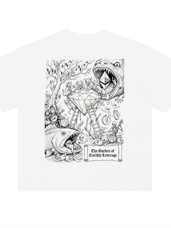 Ethereum T-Shirt — Garden of Leverage — Mr. Lined crypto streetwear