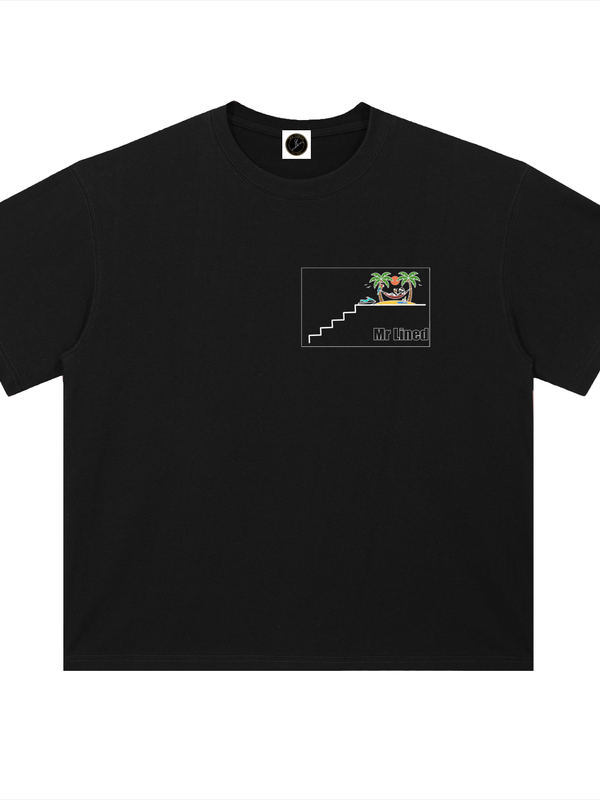 Avalanche AVAX Build Without Limits T-Shirt — Volcano Dark Variant — Mr. Lined crypto streetwear