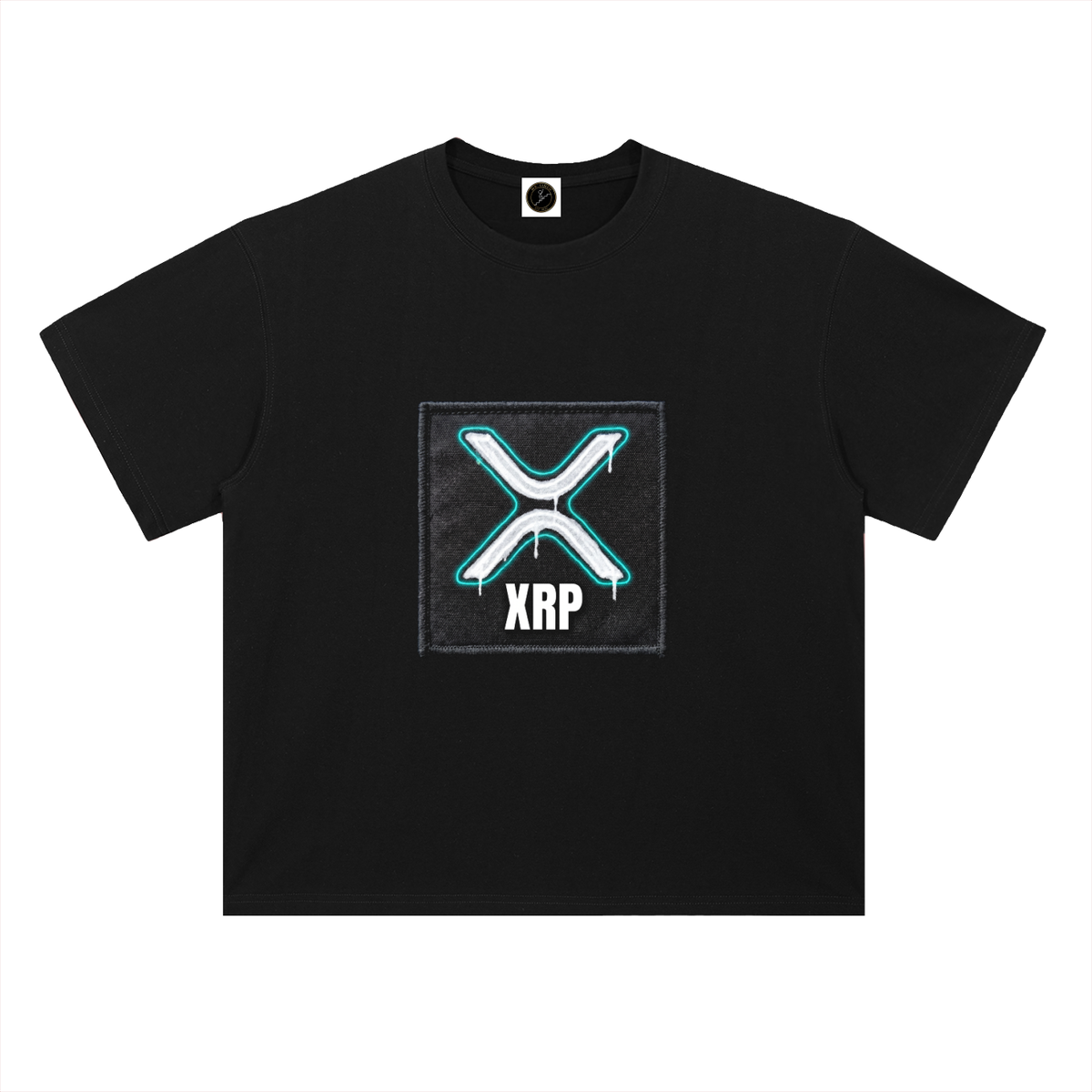 XRP T-Shirt — Neon Drip Logo —  — Mr. Lined