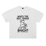 Bitcoin T-Shirt — Best Trader Crowned Stickman