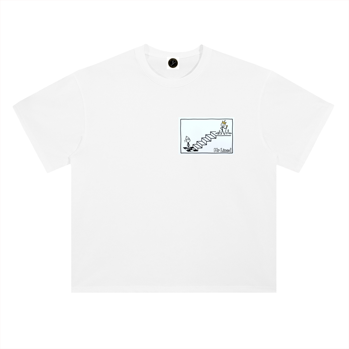 SHIB Much Decentralized Very Community T-Shirt — White Variant —  — Mr. Lined