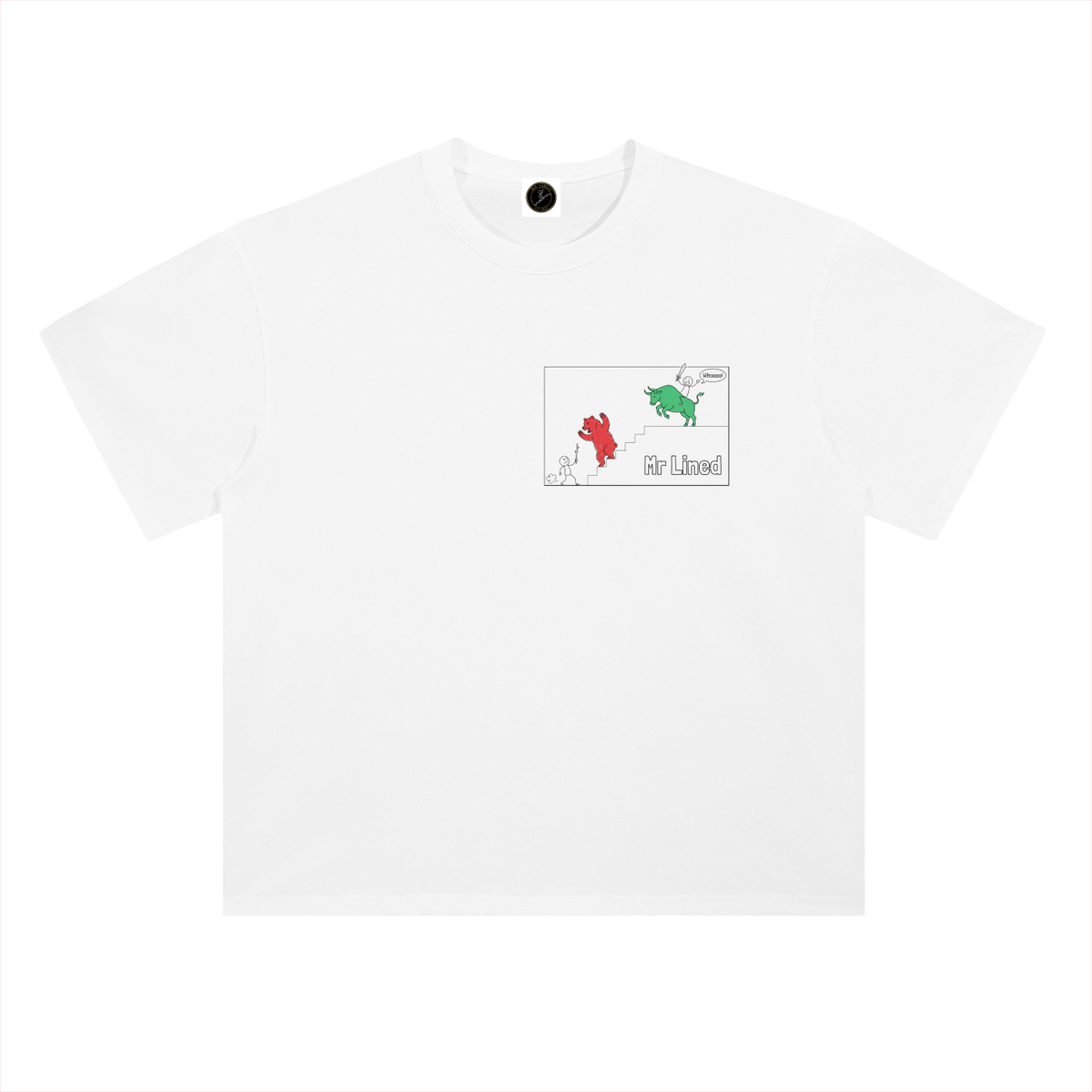 Shiba Inu Who's The Best Day Trader T-Shirt — Bashing The Shiba Light Variant —  — Mr. Lined