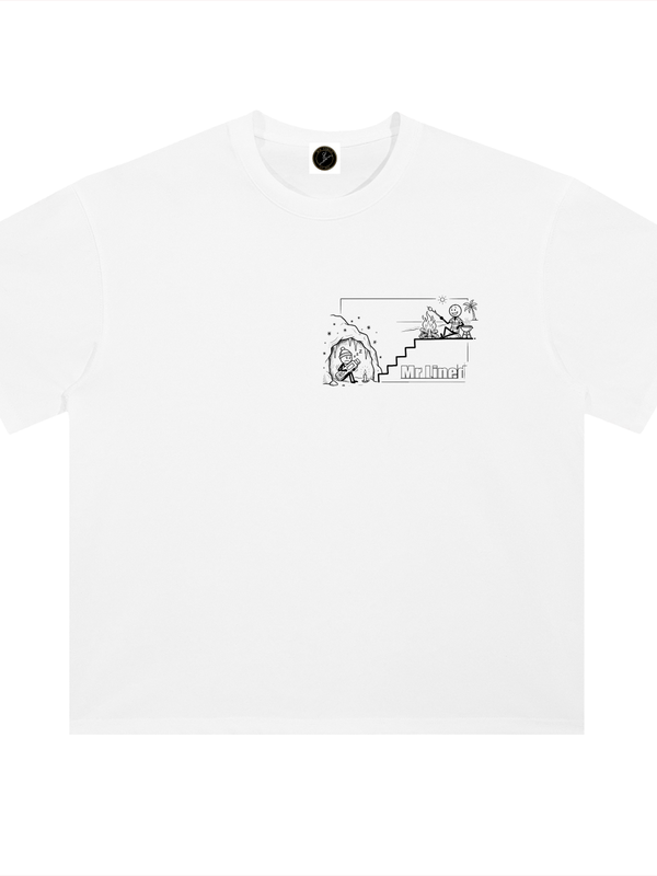 Dogecoin T-Shirt — Doge King Basquiat, Much Wow — Mr. Lined
