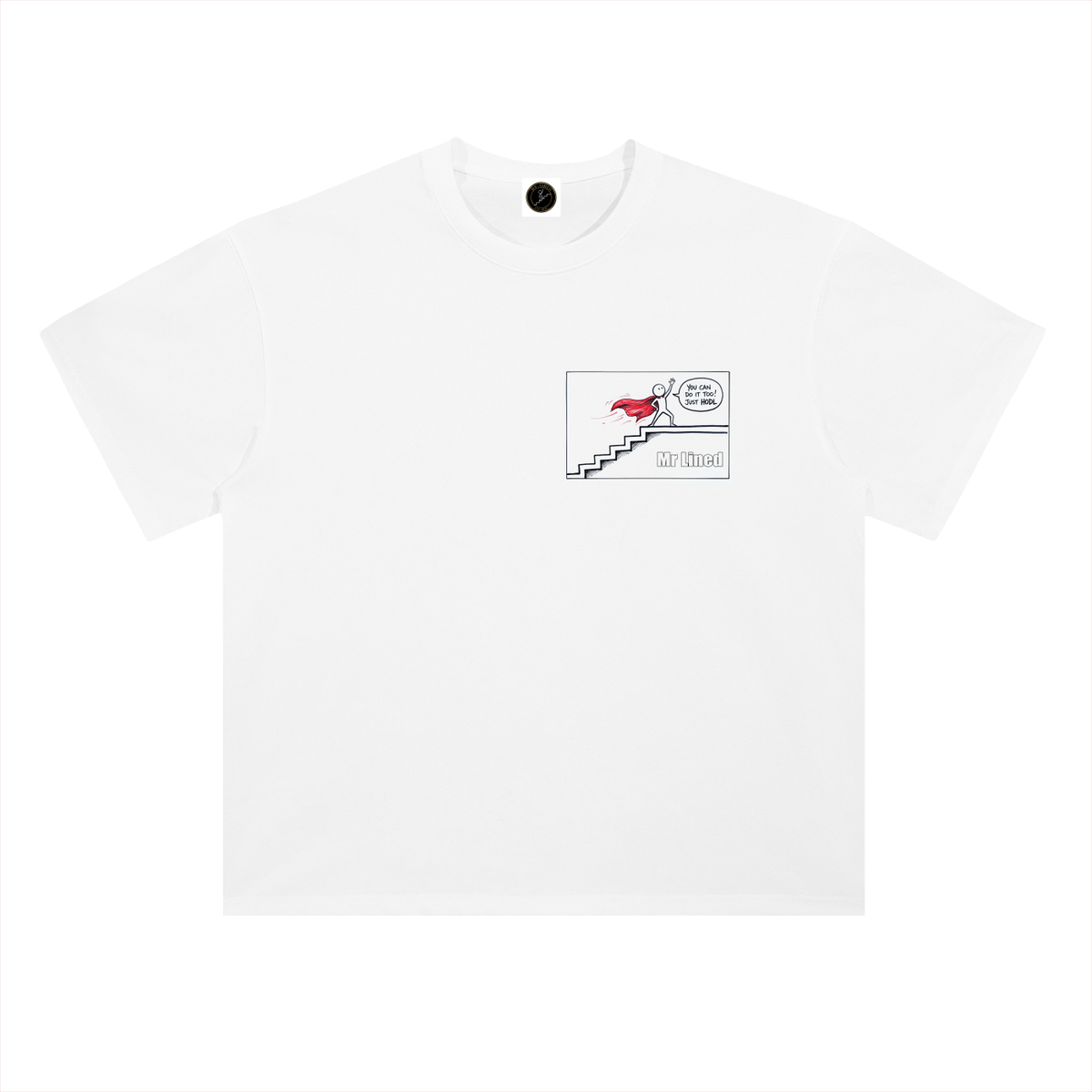 Litecoin Still Here Since 2011 T-Shirt — Light Variant —  — Mr. Lined
