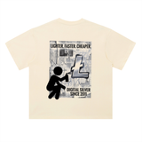 Litecoin Lighter Faster Cheaper T-Shirt — Digital Silver White
