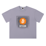 Bitcoin T-Shirt — Orange Drip Logo