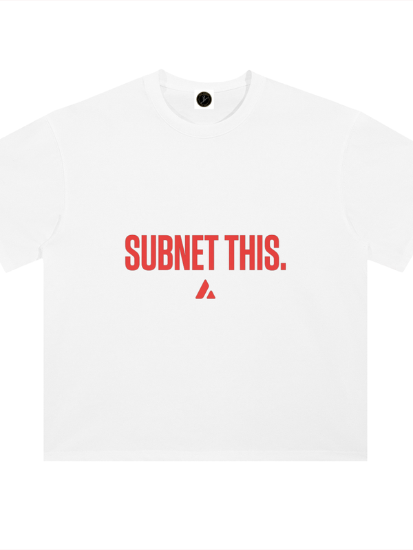 Avalanche T-Shirt — Subnet This — Mr. Lined crypto streetwear