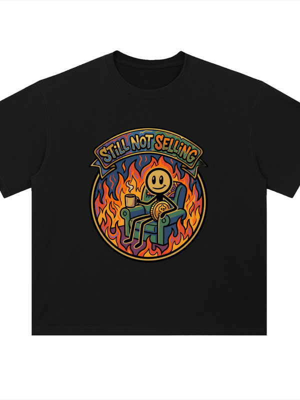 Crypto T-Shirt — Still Not Selling — Mr. Lined crypto streetwear