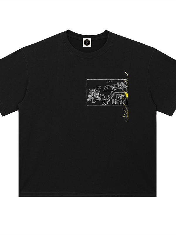 BNB Poor Again T-Shirt — The Tweet That Broke Crypto Twitter Dark Variant — Mr. Lined crypto streetwear